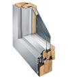 Holzschreinerei Profil Fenster LUCA Holz-Aluminium