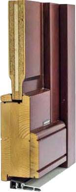Exterior door Section with Aluminium Sill