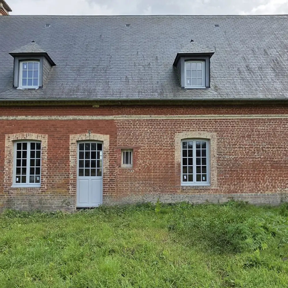 Laminated Wood Joinery: Residential project in Normandy, France