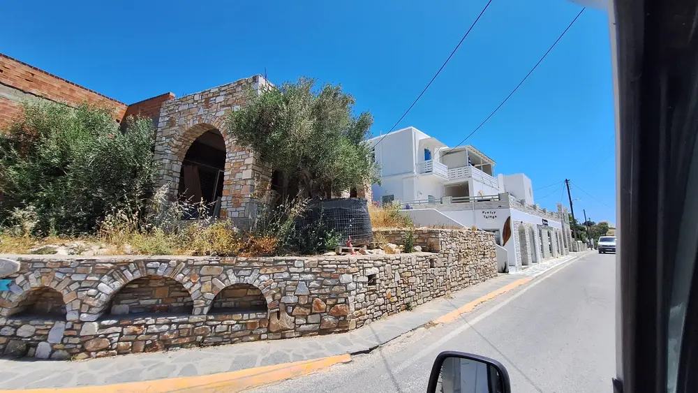 Laminated Wood Joinery: Residential Property, Paros Island, Greece