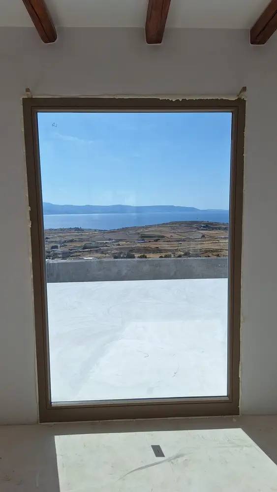 Laminated Wood Joinery: Residential Property, Paros Island, Greece
