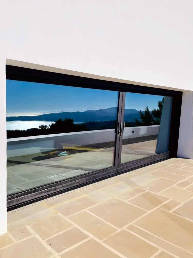 Sliding Wood Doors LUCA Residential Building, Ibiza, Spain