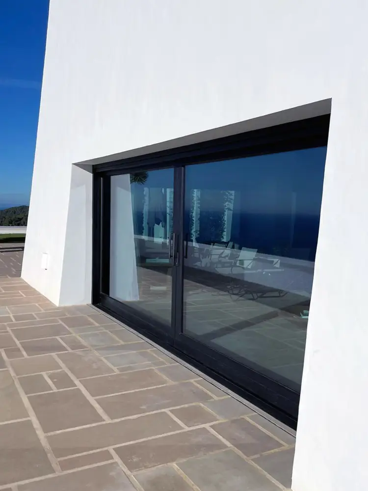 Sliding Wood Doors LUCA Residential Building, Ibiza, Spain