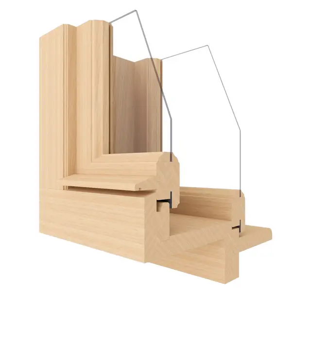 Wood Joinery Windows Profile LUCA IV 42 Viennese