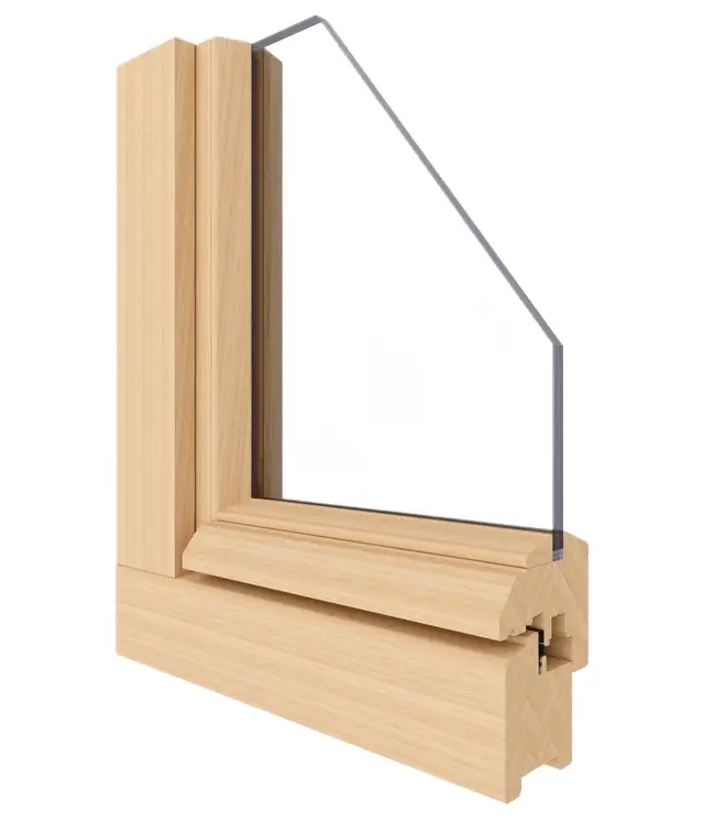 Wood Joinery Windows Profile LUCA IV 58 Israel