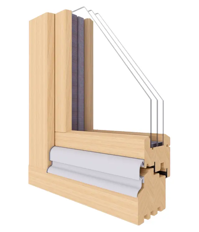 Wood Joinery Windows Profile LUCA IV 92 Europe