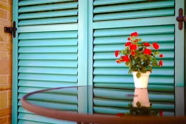 Private house: Laminated Wood Shutters