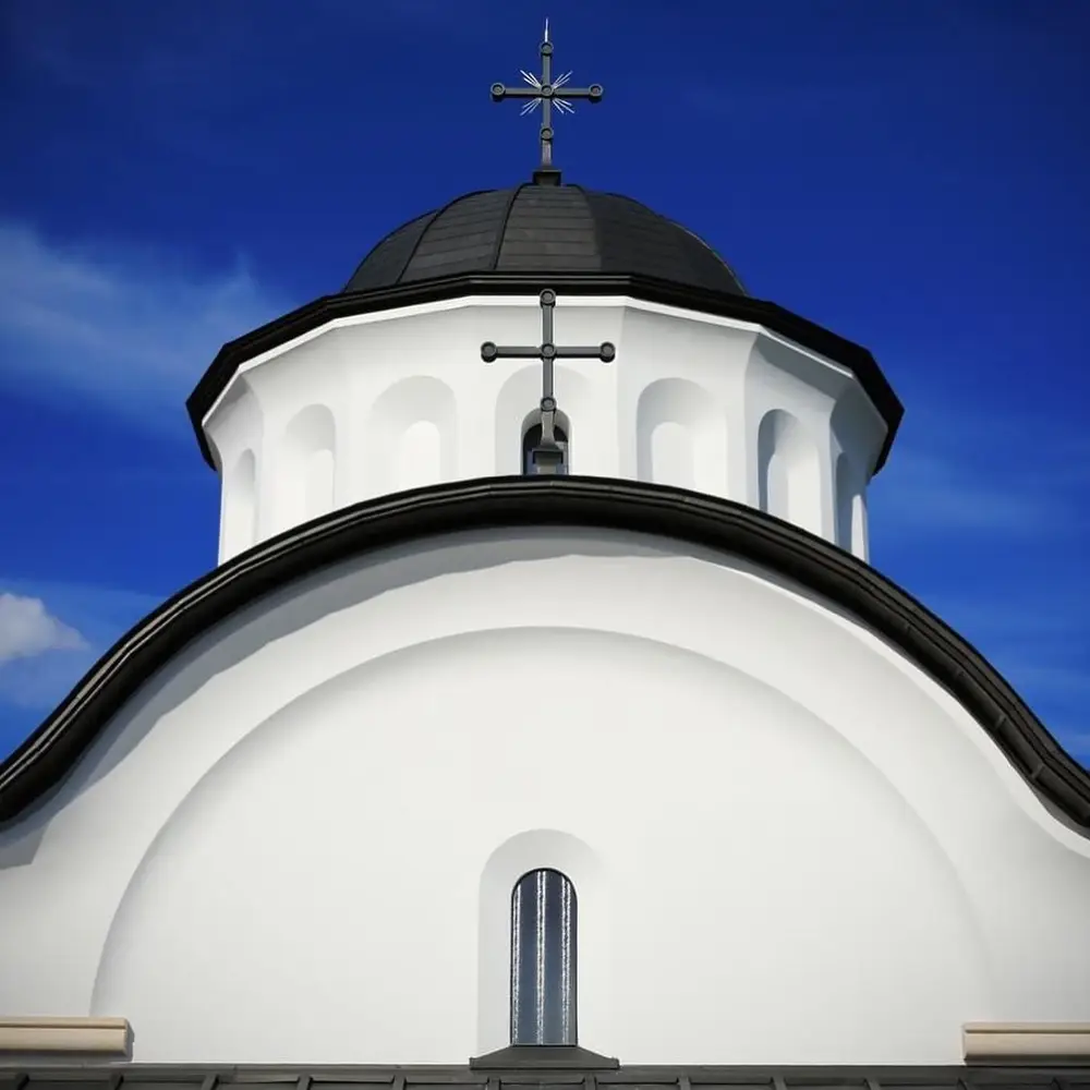Menuiserie en Bois Stratifié: Centre Orthodoxe Chrétien (CBROM), Munich, Allemagne