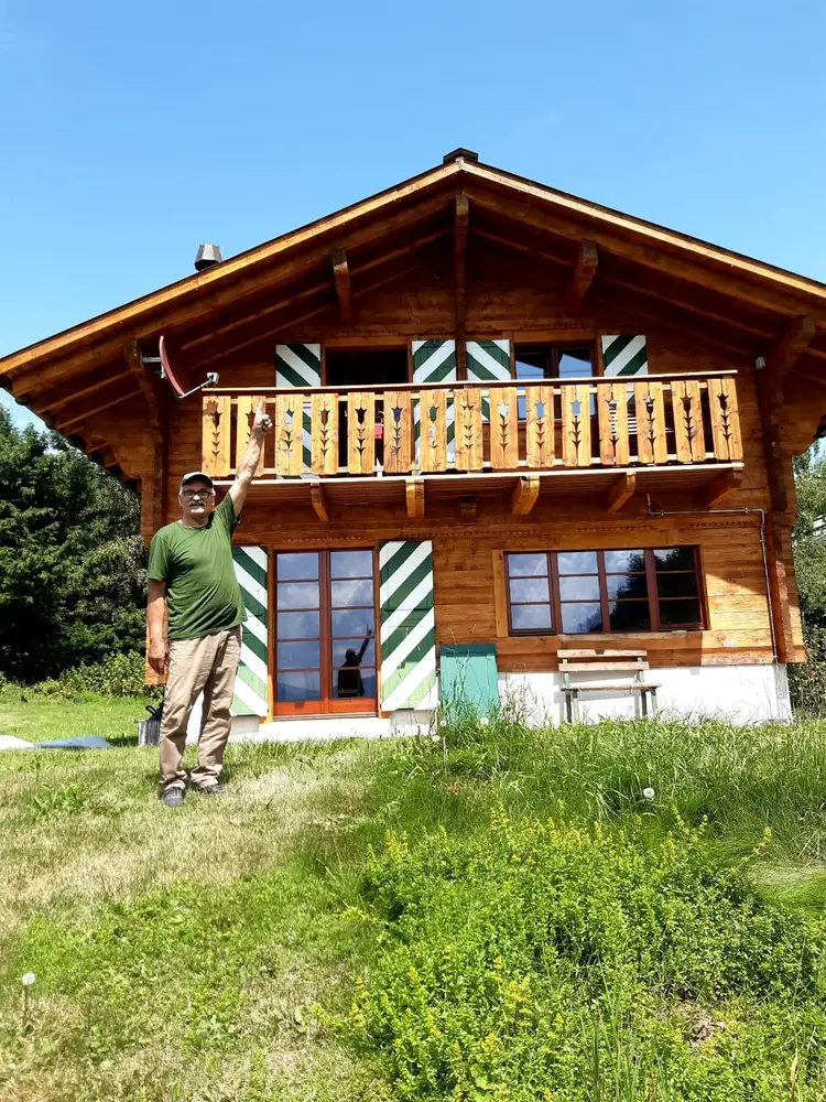 Tâmplărie Lemn Stratificat: Cabană Rezidențială, Leysin, Elveția