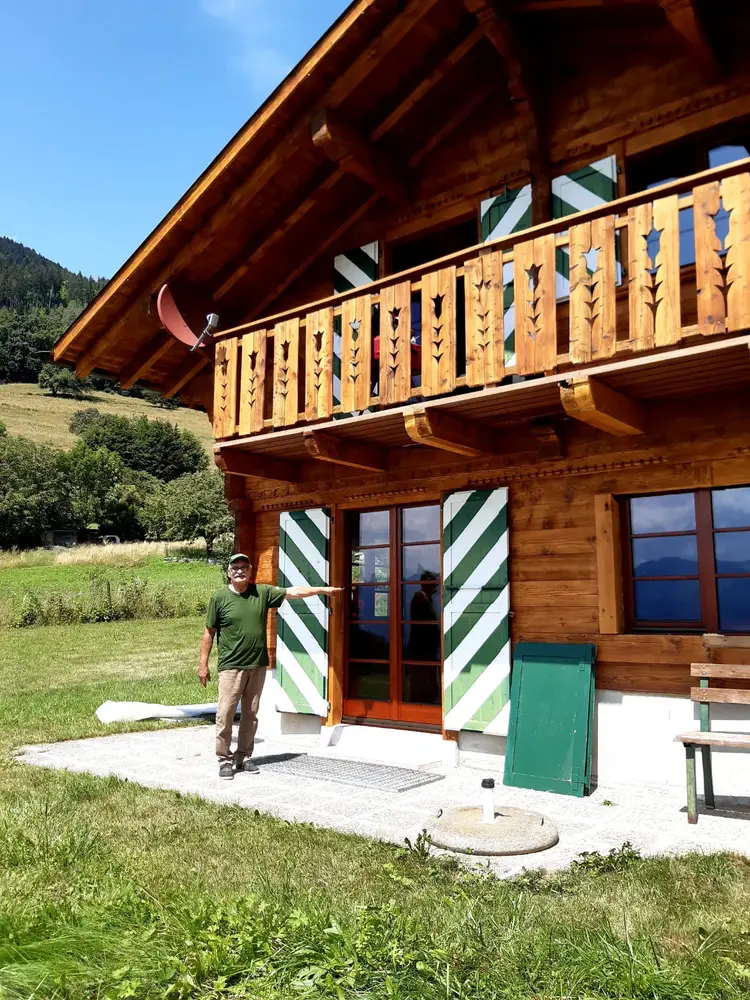 Tâmplărie Lemn Stratificat: Cabană Rezidențială, Leysin, Elveția